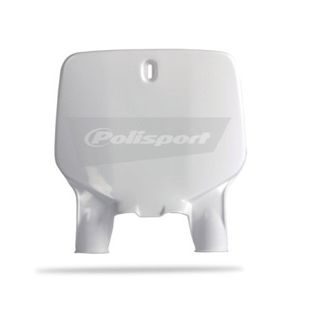 Front number plate POLISPORT white for KAWASAKI KX 125, 250 from 1994 to 2002