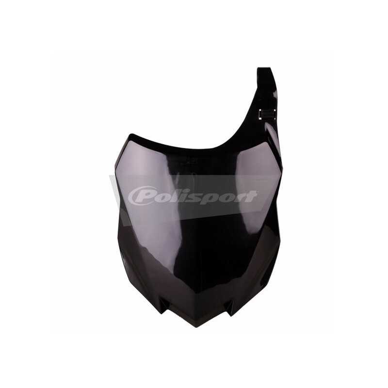 POLISPORT-Frontnummernschild, schwarz/weiß, für KAWASAKI KXF 250, 450, Baujahre 2013 bis 2016