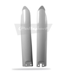 Protections de fourche POLISPORT blanc pour KAWASAKI KX 125, 250, 500 de 1989 à 2003