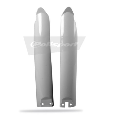 Protections de fourche POLISPORT blanc pour KAWASAKI KX 125, 250, 500 de 1989 à 2003