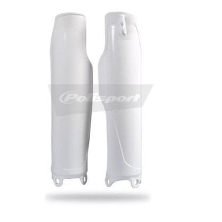 Protectores de horquilla POLISPORT blanco/negro para KAWASAKI KXF, KX, KXX 250, 450 de 2009 a 2026