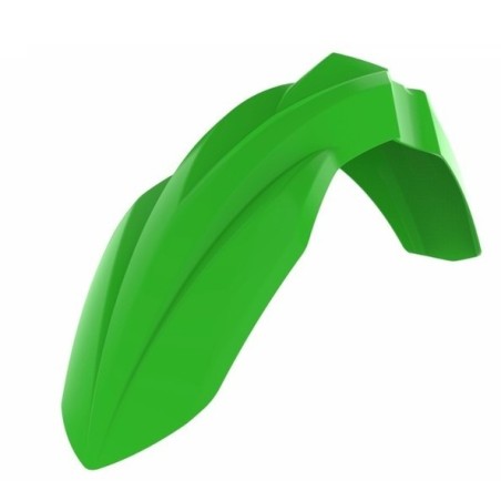 Front mudguard POLISPORT original/green/black for KAWASAKI KX, KXF, KXX 125, 250, 450 from 2003 to 2026
