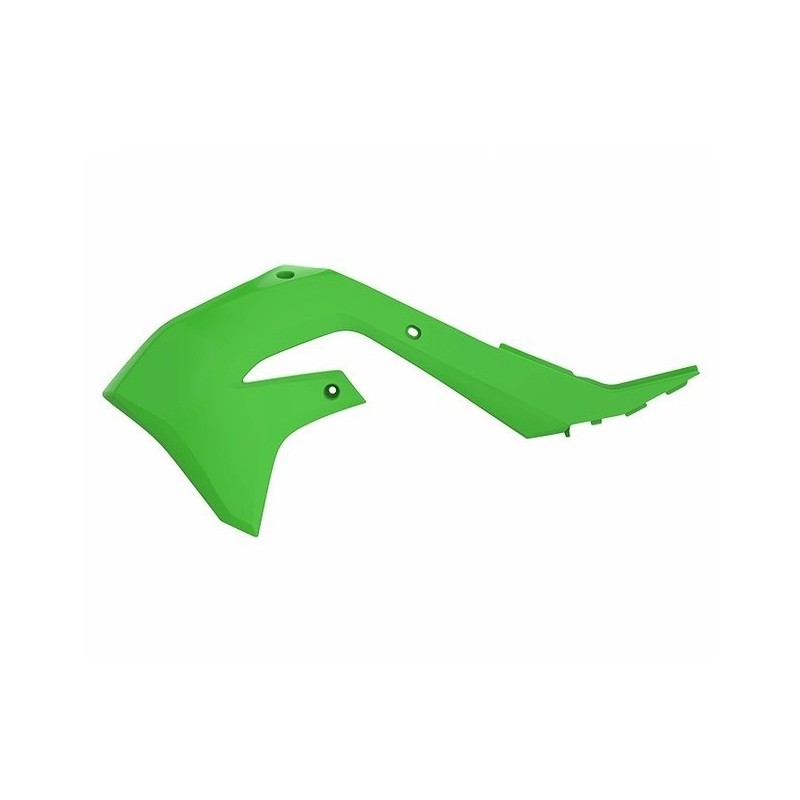 Ouies de radiateur POLISPORT vert pour KAWASAKI KX, KXX 250, 450 de 2019 à 2024