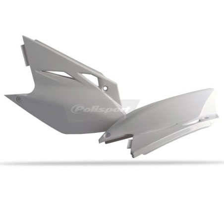 POLISPORT side plates white for KAWASAKI KXF 450 from 2006 to 2008