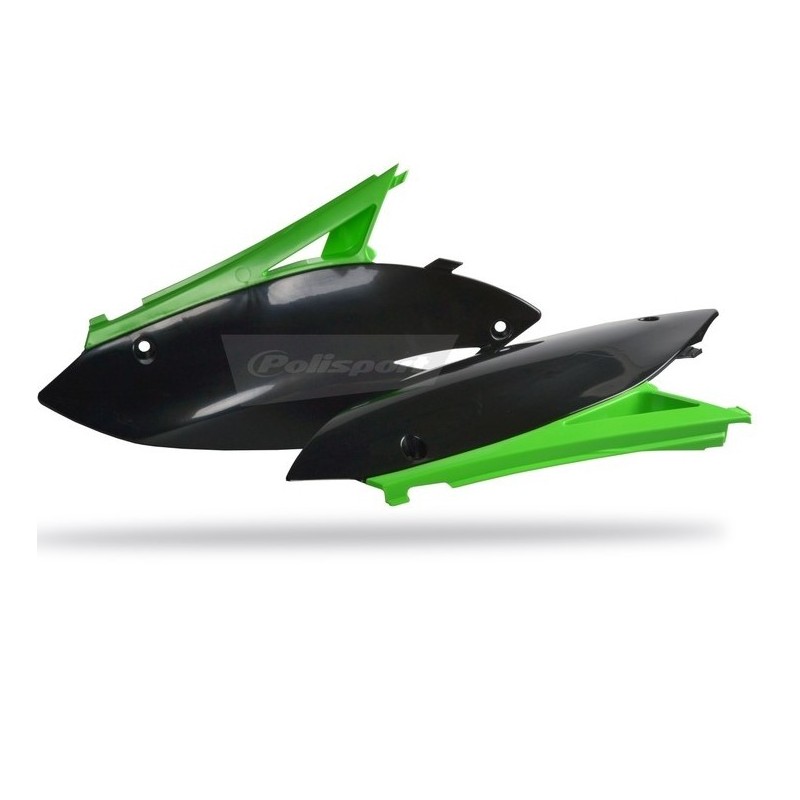 Placas laterales originales POLISPORT para KAWASAKI KXF 250, 450 de 2009 a 2012 Placas laterales originales POLISPORT para KAWASAKI KXF 250, 450 de 2009 a 2012