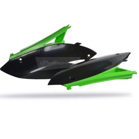 Placas laterales originales POLISPORT para KAWASAKI KXF 250, 450 de 2009 a 2012