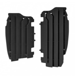 Cache radiateur POLISPORT noir pour KAWASAKI KXF, KX 250 de 2017 à 2019