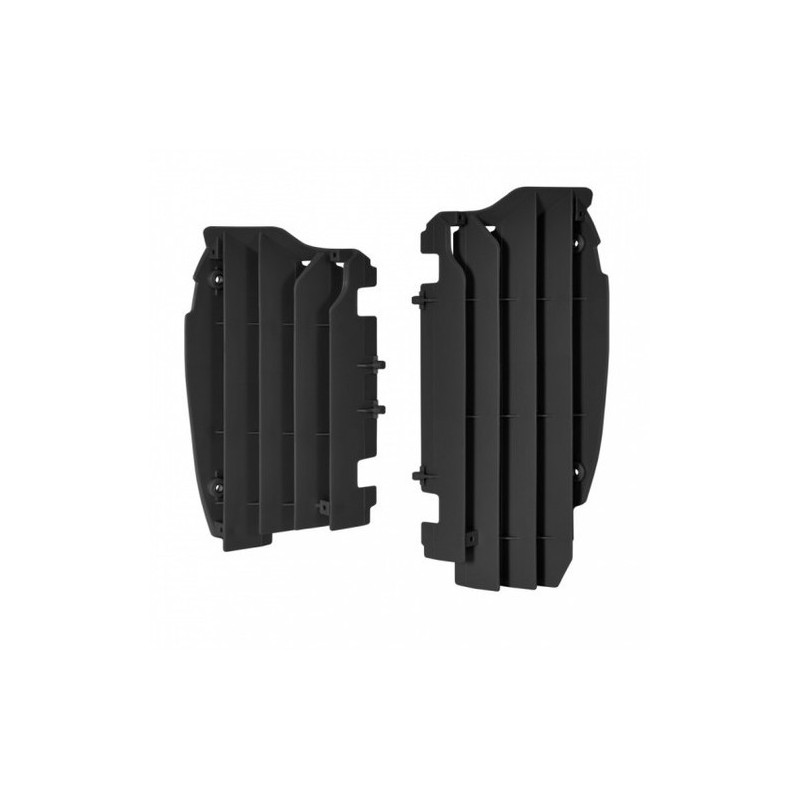 Cache radiateur POLISPORT noir pour KAWASAKI KXF, KX 250 de 2017 à 2019 Cache radiateur POLISPORT noir pour KAWASAKI KXF, KX 250 de 2017 à 2019