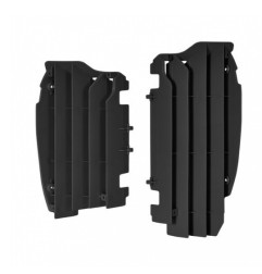 Cache radiateur POLISPORT noir pour KAWASAKI KXF, KX, KXX 250, 450 de 2016 à 2024
