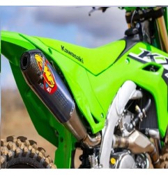 Silenciador Slip-On Factory 4.1 RCT FMF para Motocross KX 250, KX 250 X 2021 a 2024