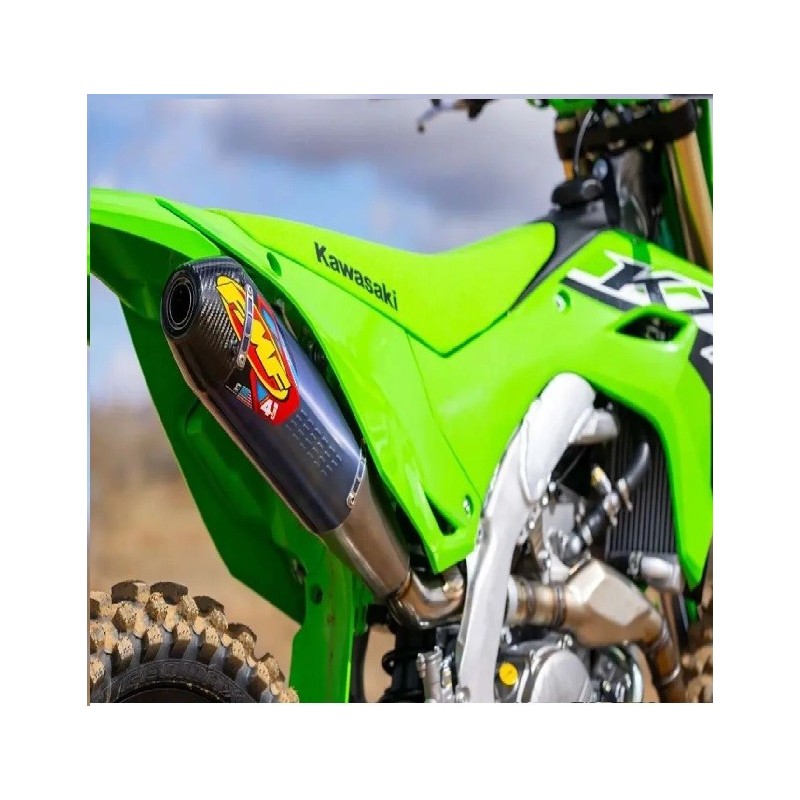 Slip-On Factory 4.1 RCT FMF muffler for Motocross KX 250, KX 250 X 2021 to 2024