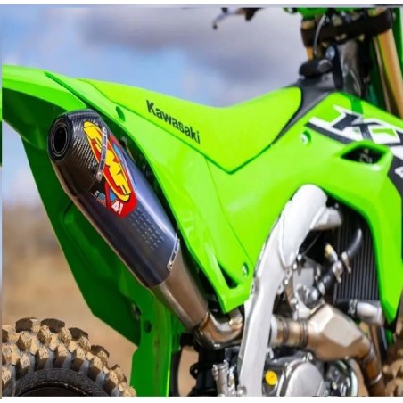 Silenciador Slip-On Factory 4.1 RCT FMF para Motocross KX 250, KX 250 X 2021 a 2024