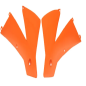 Tapas de radiador de recambio UFO para KTM EXC 125, EXC 200, EXC 250, EXC 300 de 1998 a 2000