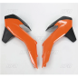Protectores de radiador UFO para KTM EXC 125, EXC 200, EXC 250 de 2014 a 2016