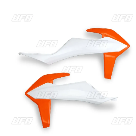 UFO radiator shrouds for KTM EXC 150 TPI, EXC 250 TPI, EXC 300 TPI from 2020 to 2023