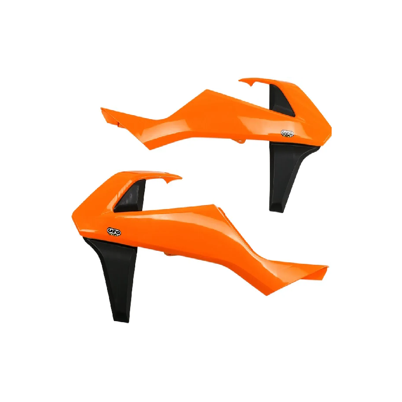 Caches radiateur de rechange UFO pour MotoCross KTM EXC 250, EXC 250 TPI, EXC 300, EXC 300 TPI Caches radiateur de rechange UFO pour MotoCross KTM EXC 250, EXC 250 TPI, EXC 300, EXC 300 TPI