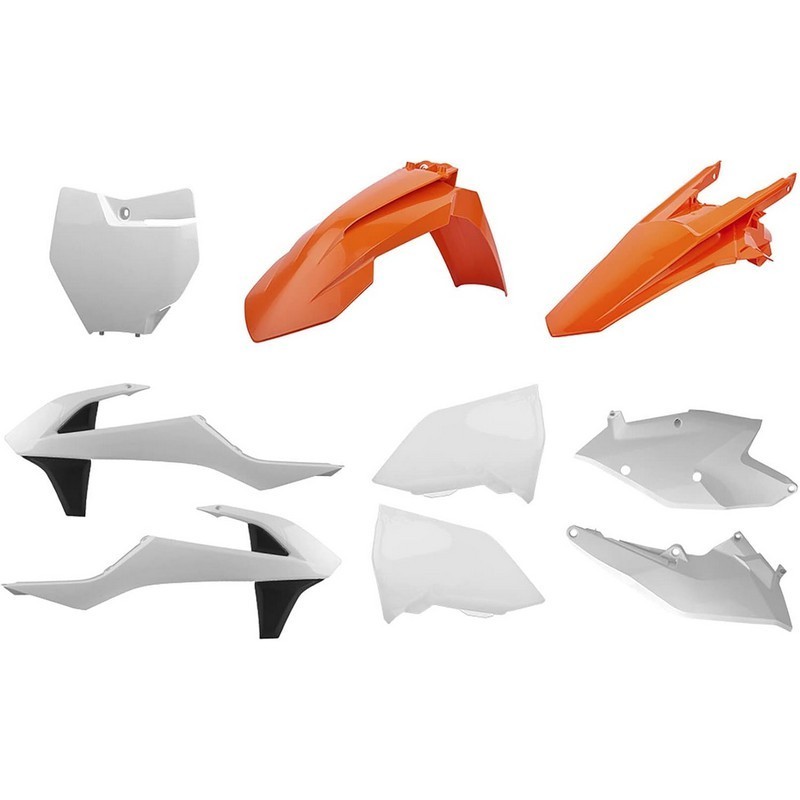 Kit plastique carénage POLISPORT gris/origine 2017 pour KTM SX, SXF 125, 150, 250, 350, 450 de 2016 à 2018 Kit plastique carénage POLISPORT gris/origine 2017 pour KTM SX, SXF 125, 150, 250, 350, 450 de 2016 à 2018