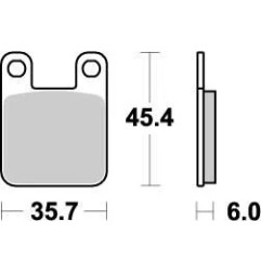 Plaquettes de frein Nitro MOTO-MASTER pour Motocross APRILIA, BETA, DERBI, GAS GAS, KTM, SHERCO