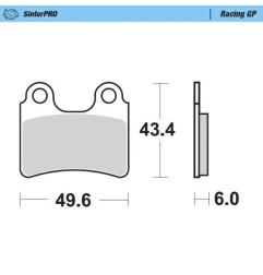 MOTO-MASTER brake pads for Motocross AJP, BETA, GAS GAS, HONDA, SHERCO, TRS