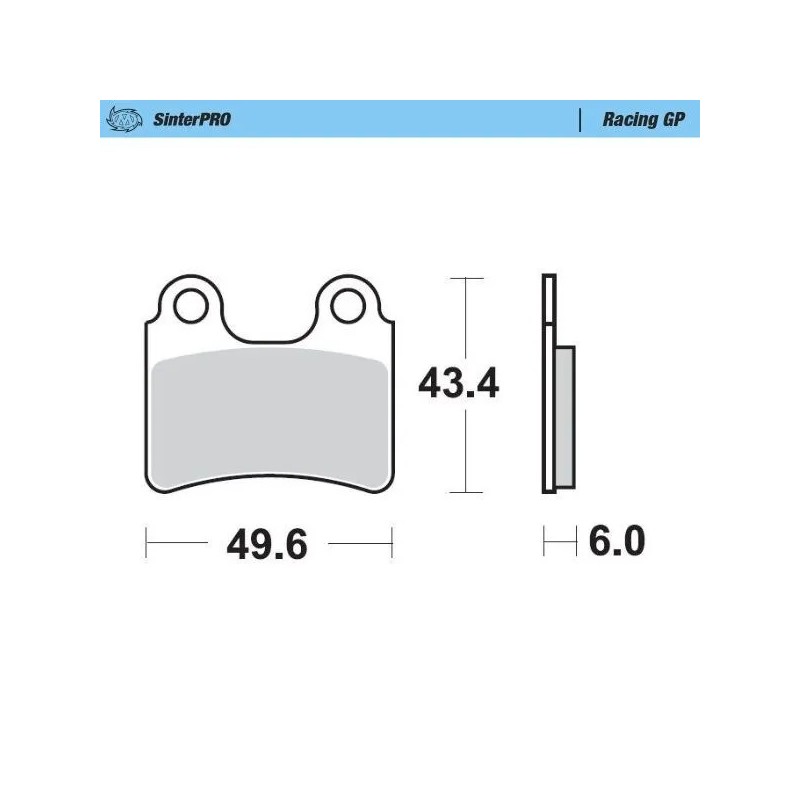 Plaquettes de frein MOTO-MASTER pour AJP, BETA, GAS GAS, HONDA, SHERCO, TRS