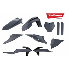 Plastic fairing kit POLISPORT grey/vintage edition for KTM SX, SXF, SMR 125, 150, 250, 350, 450 from 2019 to 2022
