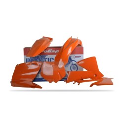 Kit de carenado de plástico original/naranja POLISPORT para KTM SX, EXC 125, 200, 250, 300 de 2001 a 2003
