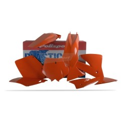 Kit de carenado de plástico original POLISPORT para KTM EXC 125, 200, 250, 300 de 2001 a 2002