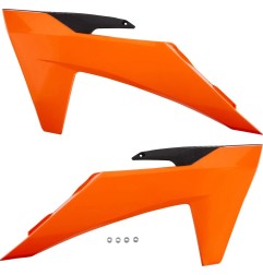 UFO replacement radiator caps for KTM EXC 150 TBI, EXC 250 TBI, EXC 300 TBI from 2024 to 2026