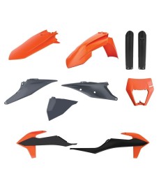 Kit plastique carénage POLISPORT origine pour KTM XC, XCF, EXC, EXCF 150, 250, 300, 350, 450, 500 de 2018 à 2023