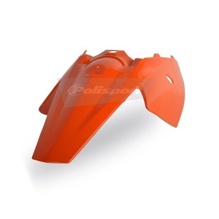 Garde boue arrière POLISPORT orange pour KTM SX 85 de 2004 à 2012