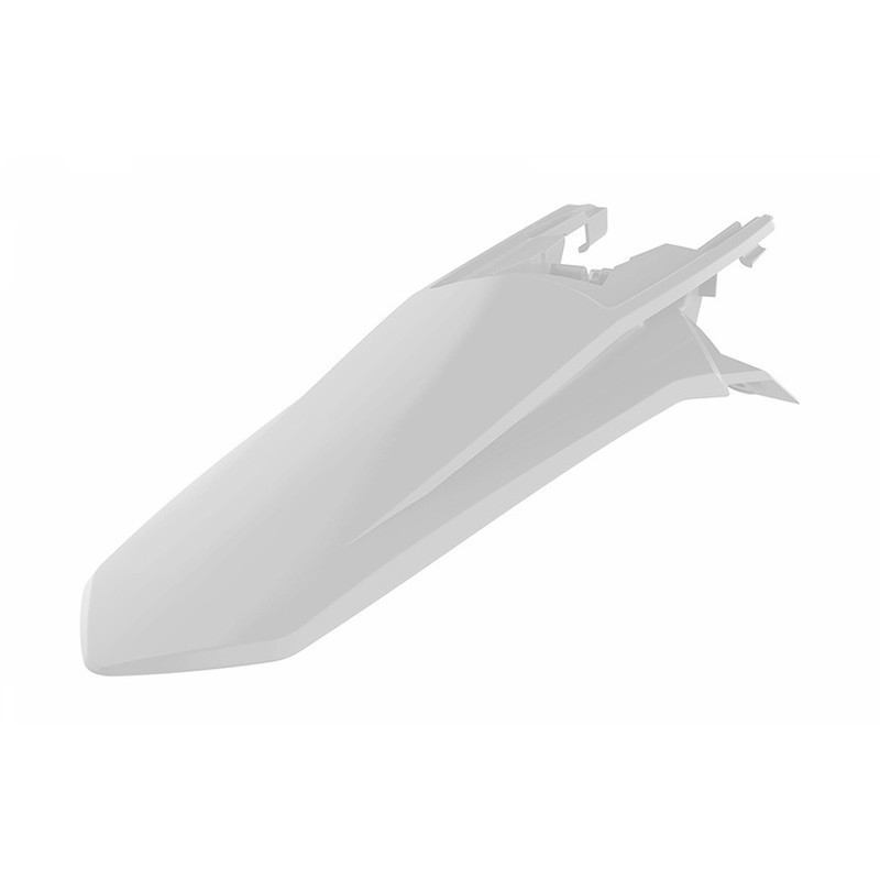 Garde boue arrière POLISPORT blanc/gris pour KTM SX 85 de 2018 à 2024 Garde boue arrière POLISPORT blanc/gris pour KTM SX 85 de 2018 à 2024