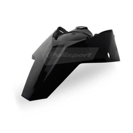 POLISPORT-Hinterradkotflügel mit Seitenplatten für KTM SXF, EXCF 125, 144, 200, 250, 300, 400, 450, 505 der Baujahre 2007 bis 20