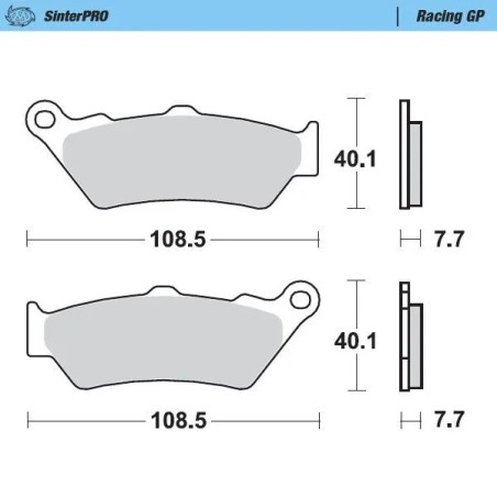 MOTO-MASTER brake pads for Motocross APRILIA, GAS GAS, HONDA, HUSQVARNA, KTM, YAMAHA