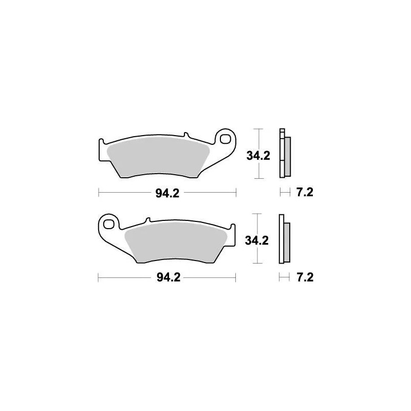 Nitro MOTO-MASTER brake pads for Motocross APRILIA, BETA, CANNONDALE, GAS GAS, HONDA Nitro MOTO-MASTER brake pads for Motocross APRILIA, BETA, CANNONDALE, GAS GAS, HONDA