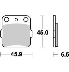 Nitro MOTO-MASTER brake pads for Motocross HONDA, SUZUKI, YAMAHA