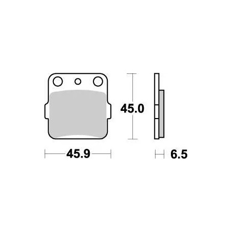 Nitro MOTO-MASTER brake pads for Motocross HONDA, SUZUKI, YAMAHA