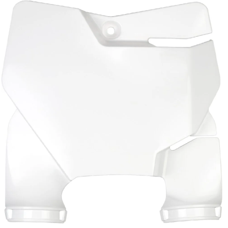 Stadium number plate with UFO fork protectors for MotoCross KTM SX 65