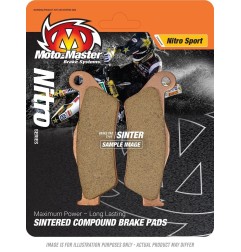 Plaquettes de frein Nitro Sport MOTO-MASTER pour Motocross BENELLI, BMW, GAS GAS, HUSABERG, HUSQVARNA