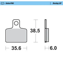 Pastillas de freno MOTO-MASTER para Motocross APRILIA, BETA, GAS GAS, HONDA, HUSQVARNA, SHERCO, TRS