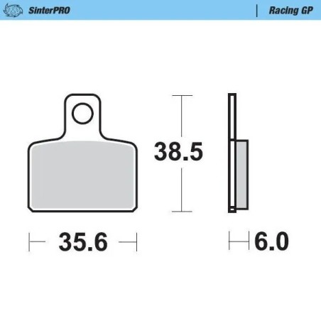 Plaquettes de frein MOTO-MASTER pour APRILIA, BETA, GAS GAS, HONDA, HUSQVARNA, SHERCO, TRS
