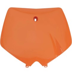 UFO replacement front number plate for KTM EXC 125, EXC 200, EXC 250 from 1999 to 2002