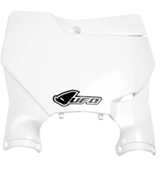 Stadium number plate with UFO fork covers for KTM SX 125, SX 150 from 2016 to 2022