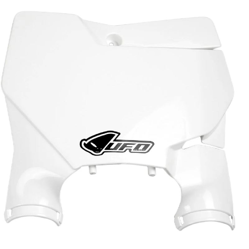 Stadium number plate with UFO fork protectors for MotoCross KTM SX 125, SX 150