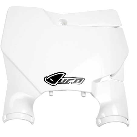 Stadium number plate with UFO fork covers for KTM SX 125, SX 150 from 2016 to 2022