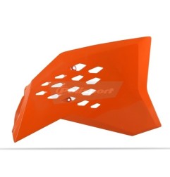 Ouies de radiateur POLISPORT pour KTM EXC, EXCE, SX, SXF 125, 144, 200, 250, 300, 400, 450, 505 de 2007 à 2011