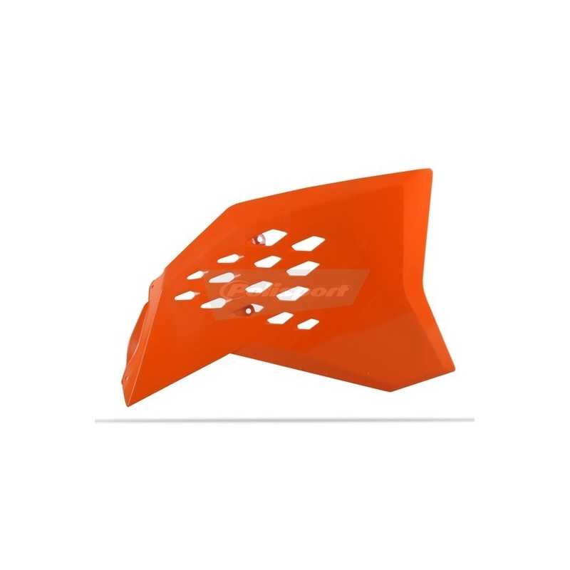 POLISPORT-Kühlerlamellen für KTM EXC, EXCE, SX, SXF 125, 144, 200, 250, 300, 400, 450, 505 der Baujahre 2007 bis 2011