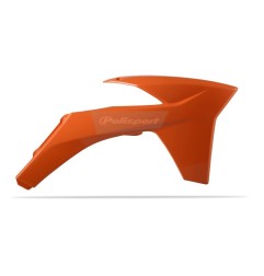 POLISPORT-Kühlerlamellen in Orange für KTM SX, SXF, EXC, EXCF 125, 200, 250, 300, 350, 450, 500 der Modelljahre 2011 bis 2013