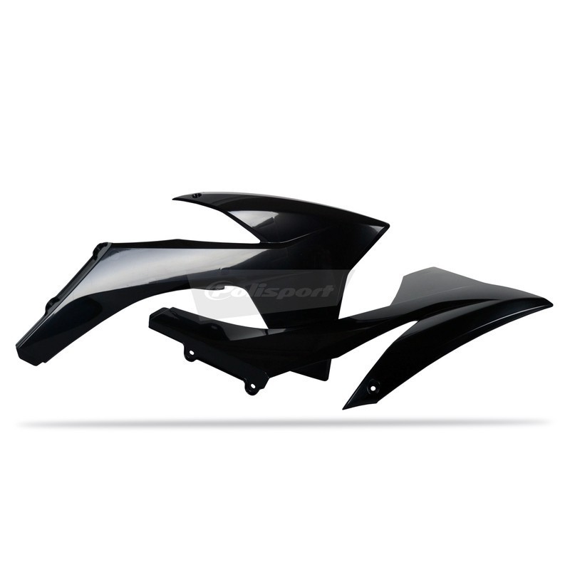 Aletas de radiador POLISPORT para KTM SX, SXF, EXC, EXCF 125, 200, 250, 300, 350, 450, 500 de 2015 a 2016