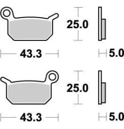 Nitro MOTO-MASTER brake pads for Motocross COBRA MOTO, GAS GAS, HUSQVARNA, KTM