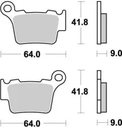 MOTO-MASTER -Bremsbeläge von Nitro für BMW, GAS GAS, HONDA, HUSABERG, HUSQVARNA, KTM – Art.-Nr. 094421